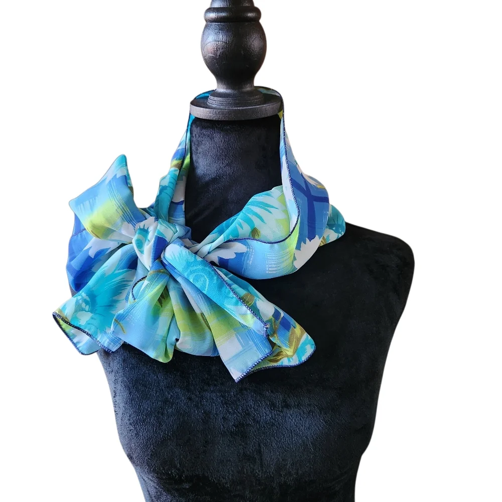 Vintage Floral Scarf - Picture 3 of 8
